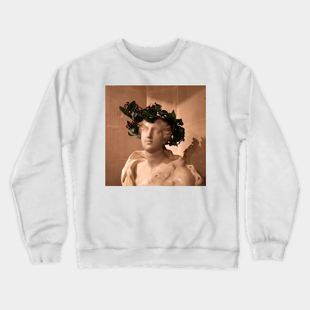 Christmas bust Crewneck Sweatshirt by robsteadman